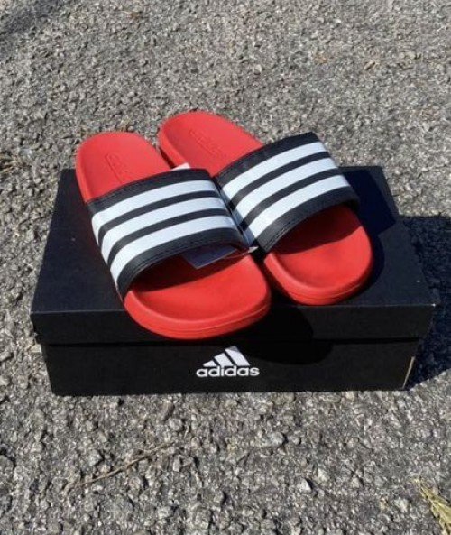Adida_s Adilette Comfort Slides Red