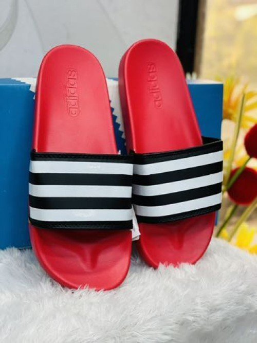 Adida_s Adilette Comfort Slides Red - Image 2