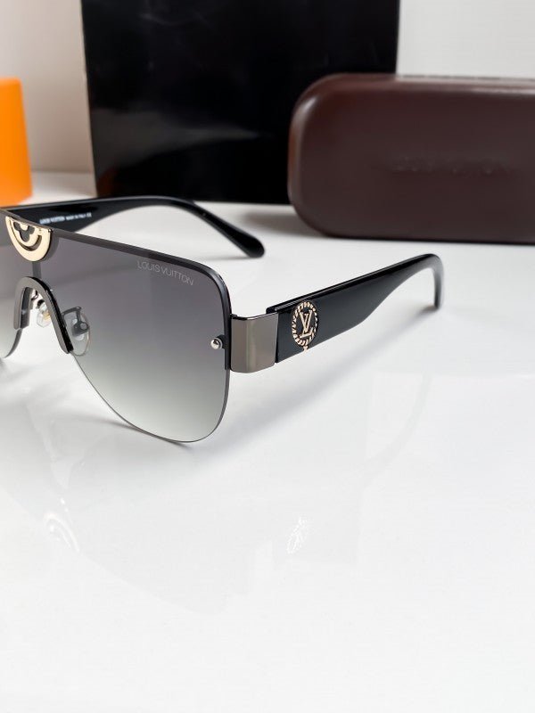 Branded Lv Black Grey Sunglasses Bt (With Original Kit) - Image 2