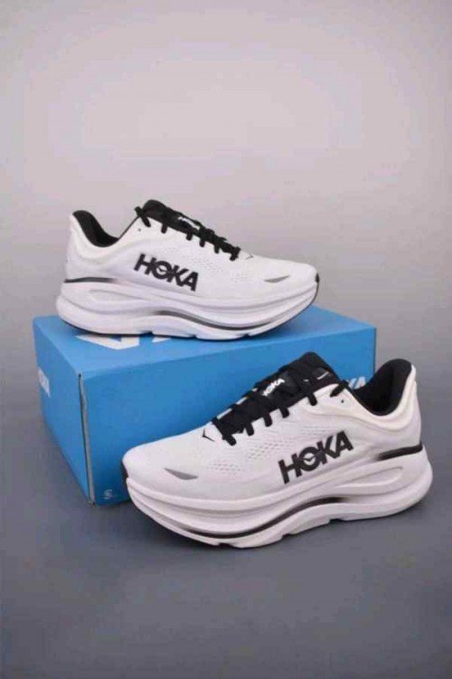 Hoka Bondi 9 White Black TOP BATCH UA - Image 2