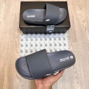 Skechers Hyper Burst Soft Premium Grey White Flip Flop SE12