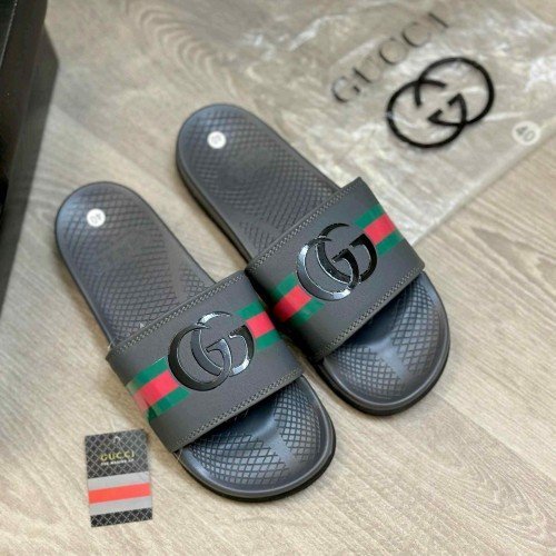 Gucci GG Soft Comfort Premium Grey Flip Flop - Image 2