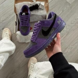 supreme x Nikke sb dunk low ink iron grey fixed