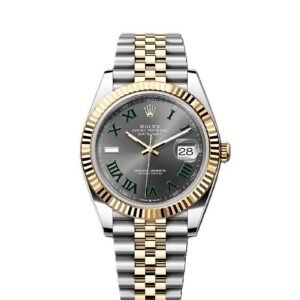 Rolex Datejust Dualtone Grey Dial Metal Watch
