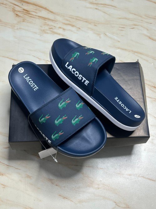 Lacoste Premium Slides flipflop navy - Image 2