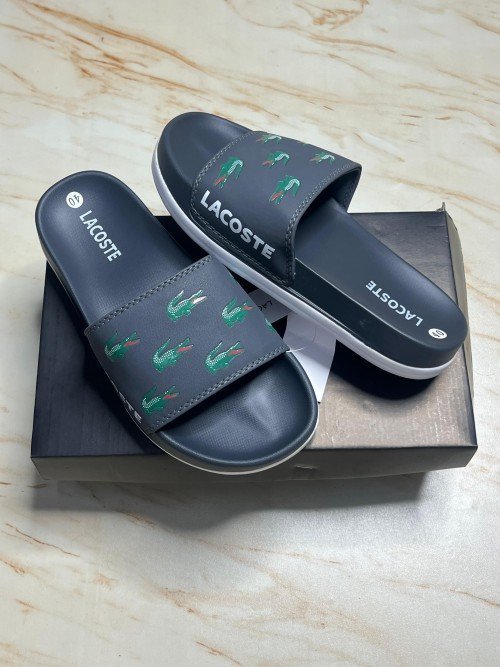 Lacost premium slides flipflop grey - Image 2