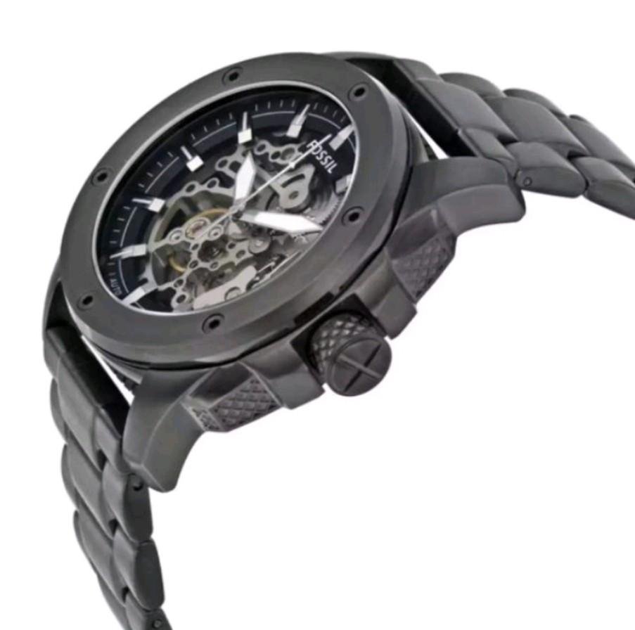 Fossil New Black Metal Automatic Watch - Image 4