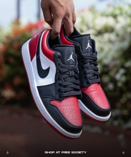 jordan retro 1 low BRED TOE