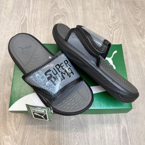Puma SoftRide Pro 24 Super Grey Black Premium Flip Flop