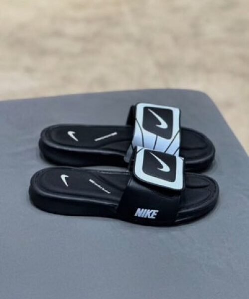 NIKE LINE ULTRA COMFORT FOOTBED BLACK SLIDE