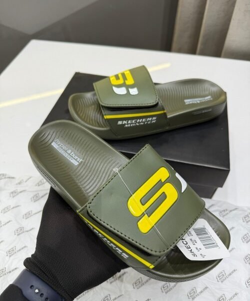 Skechers Hyper Burst Recovery Logo Slide