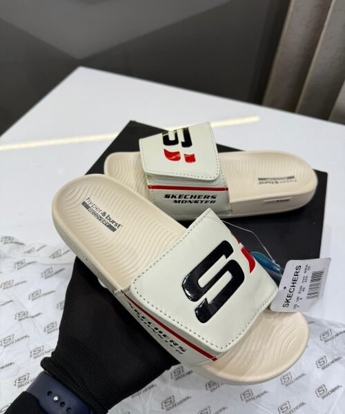 Skechers Hyper Burst Recovery Logo Slide