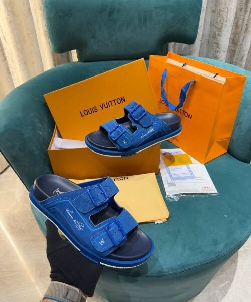 Louis Vuitton Lv Mule Trainer Calf Leather Made in Italy