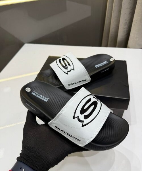 Skechers Hyper Burst Recovery Logo Slide