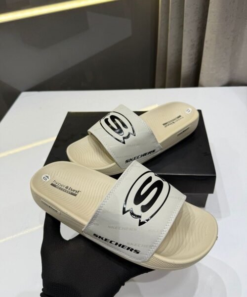 Skechers Hyper Burst Recovery Logo Slide