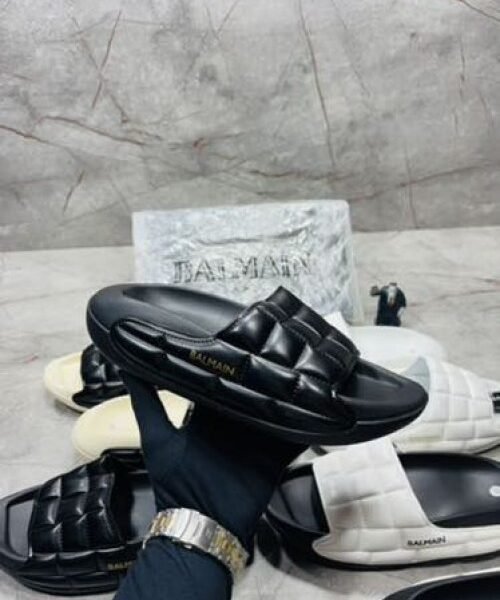 BALMAIN FULL BLACK SLIDE
