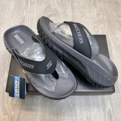 Skechers Go Recover Adjust Premium Grey Black Simplex