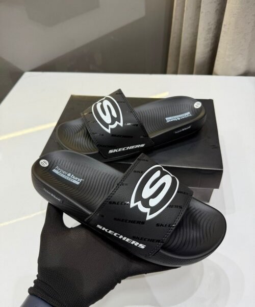 Skechers Hyper Burst Recovery Logo Slide