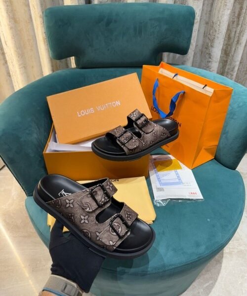 Louis Vuitton Lv Mule Trainer Calf Leather Made in Italy