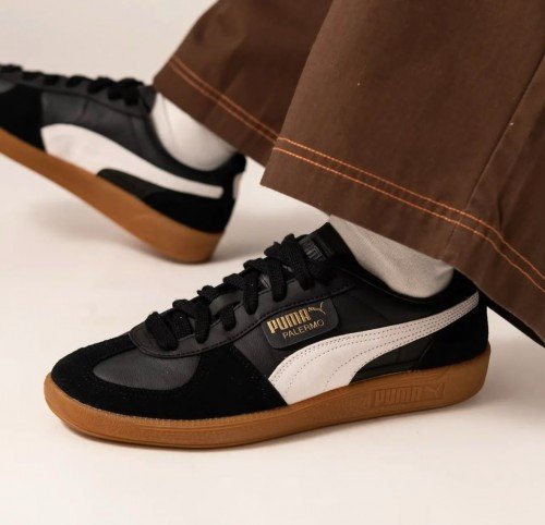 pumaa palermo black feather grey gum