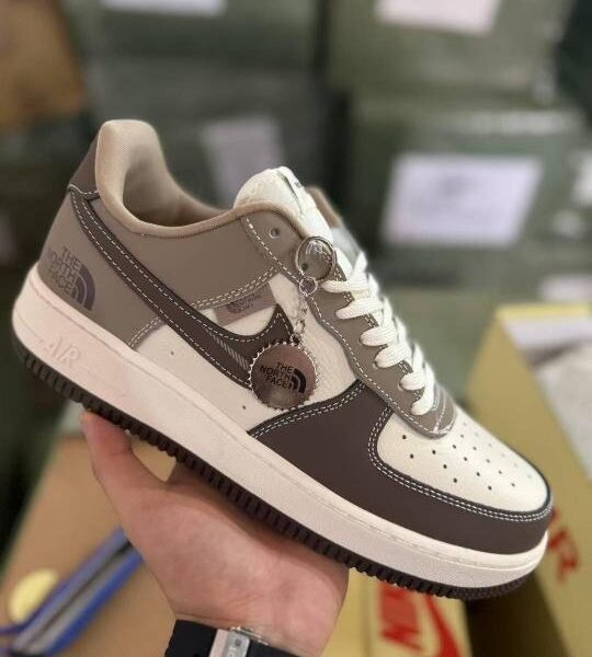 Airforc_ee 1 X North Face Brown  ua