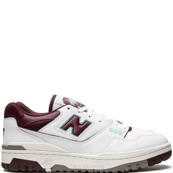 New Balance 550 White Burgendy