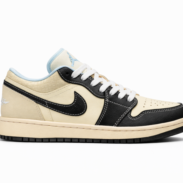Nikee Air Jordan 1 Low Coconut Milk Black TOP BATCH UA