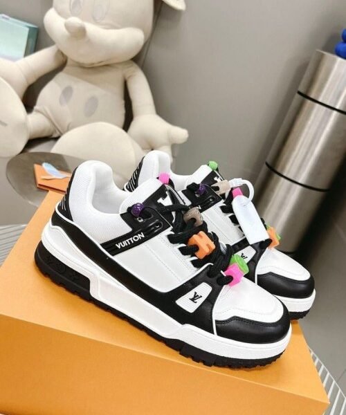 Louis Vuitton MAXI Trainer Black White