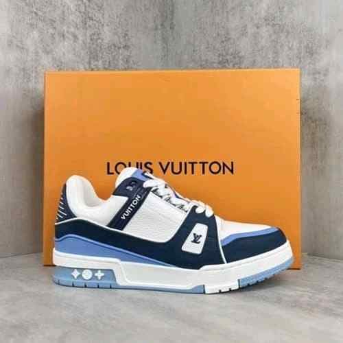 Louis Vuitton LV Street Style Trainer Sneaker Blue