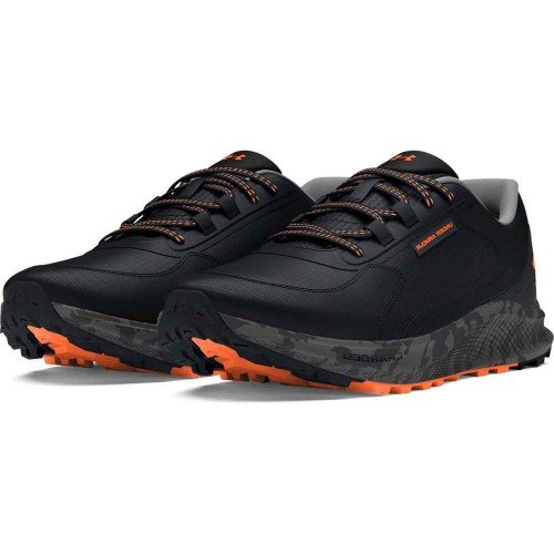 Under Armour charged bandit trail 3 black orange