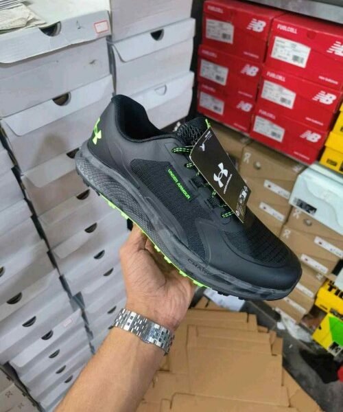 Under Armour charged bandit trail 3 black green