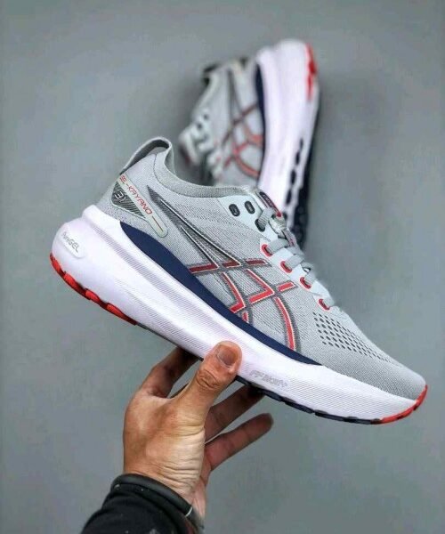 Asicss Gel Kayano 31 Piedmont Grey Fiery Red