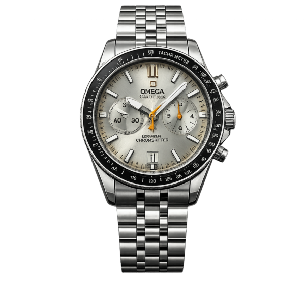 Omega Speedmaster Chronograph Silver Dial Stainless Steel Watch