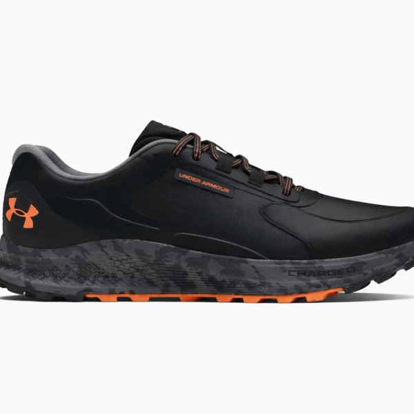 Under Armourr Charged Bandit Trail 3 Black Orange TOP BATCH UA