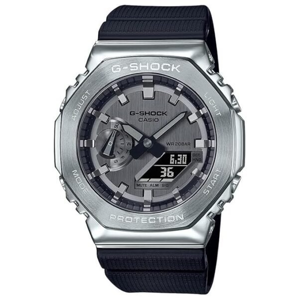 G-shock Gm 2100 Stainless Steel Black Strap Watch