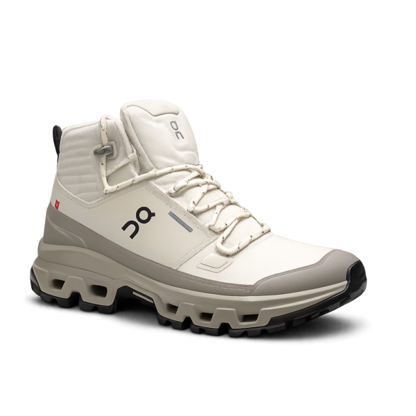 ON Cloudrock Mid waterproof WP Boots whiteGrey TOP BATCH UA