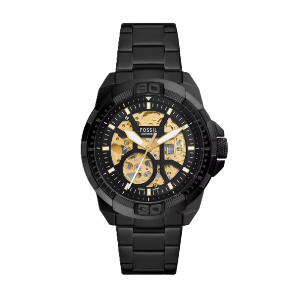 Fossil Black Metal Automatic