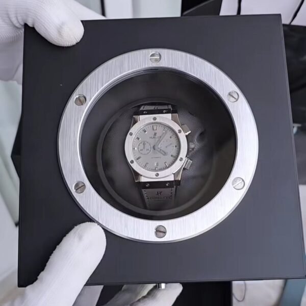 Hublot Grey Leather Belt Rohit Sharma Watch