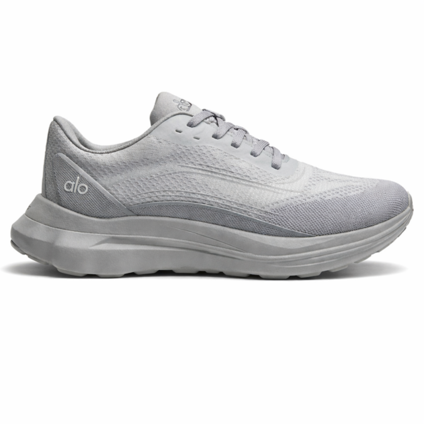 Alo Yoga Alo Runner unisex shoe in grey mesh TOP BATCH UA