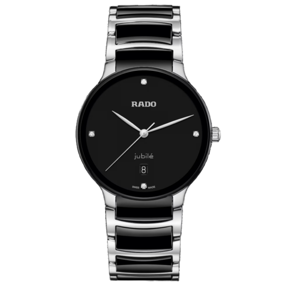 Rado Jubile Stainless Steel Black Silver