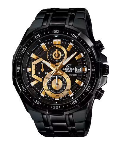 Edifice Full Black Metal Watch
