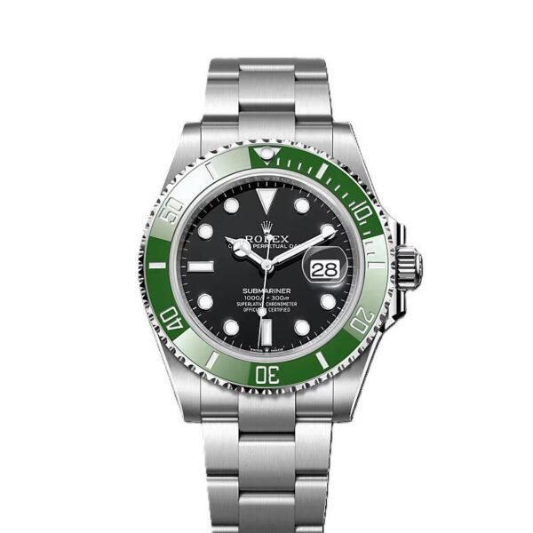 Rolex Submarine green and a black dial date