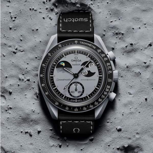 Swatch X Omega Bioceramic Moonswatch Mission To The Moon With Kit