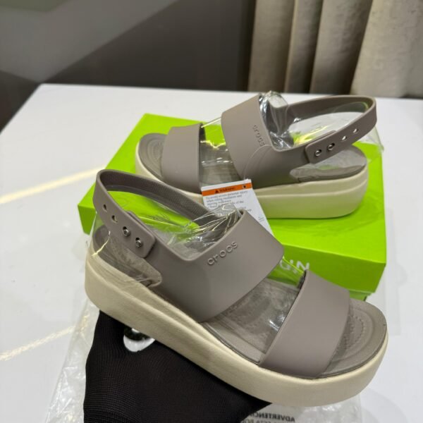 wmn s Crocccss brooklyn slingback low wedge sandals for her