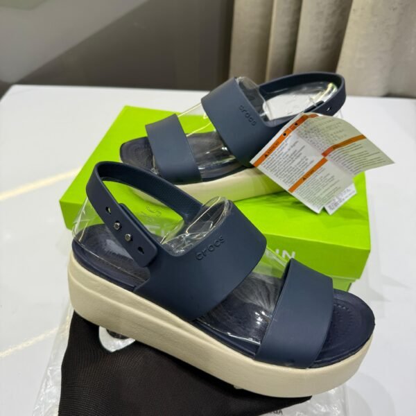 wmn s Crocccss brooklyn slingback low wedge sandals for her