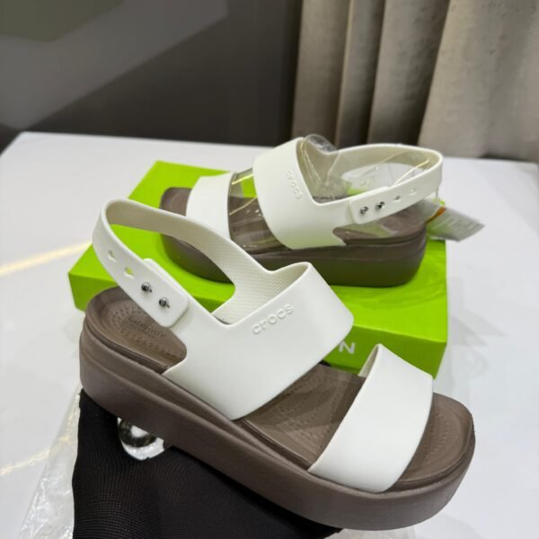 wmn s Crocccss brooklyn slingback low wedge sandals for her