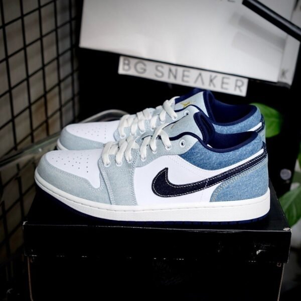 NIK_E AIR JORDAN 1 LOW SE DENIM STAR BLUE FIX