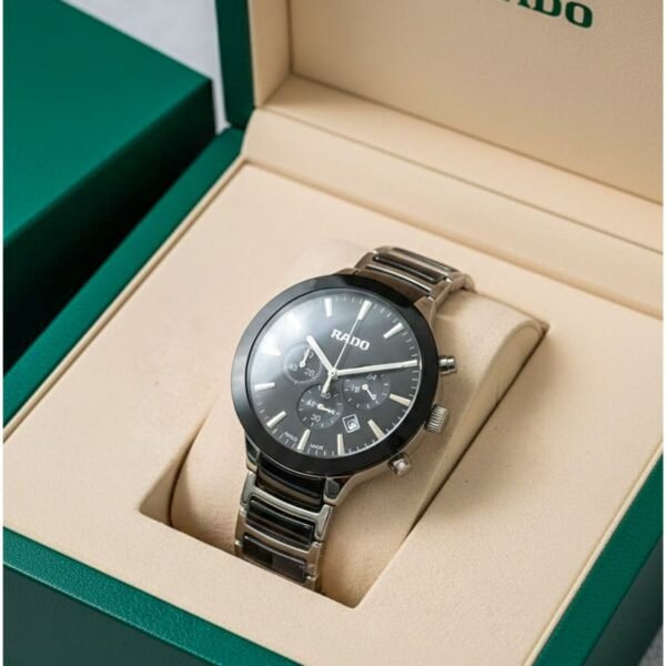 Rad_o centrix chronograph Black-Silver