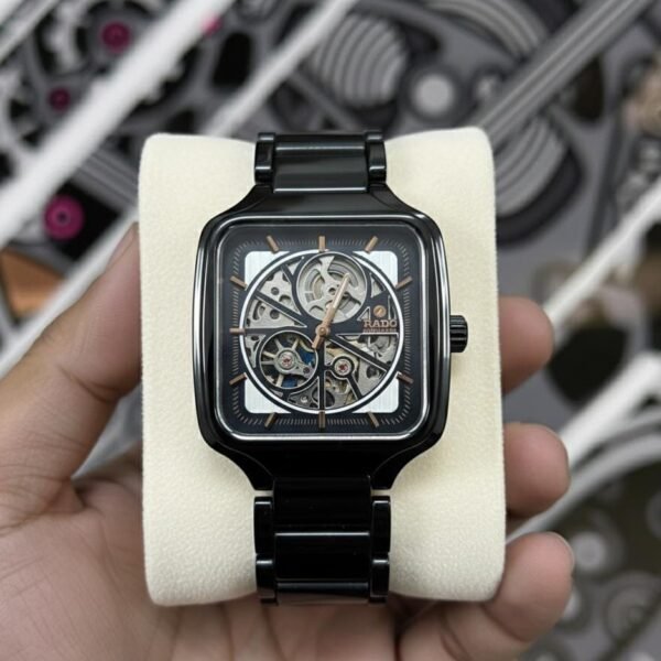 Rad_o True Square Automatic Open Heart Copper