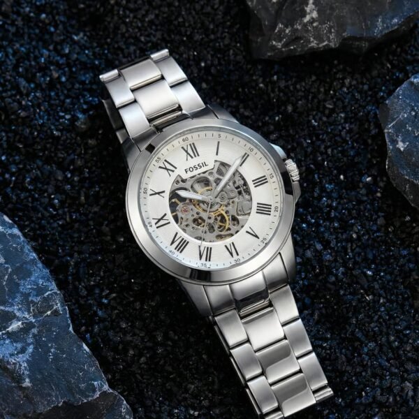 Fossi_l Grant Automatic Silver-White